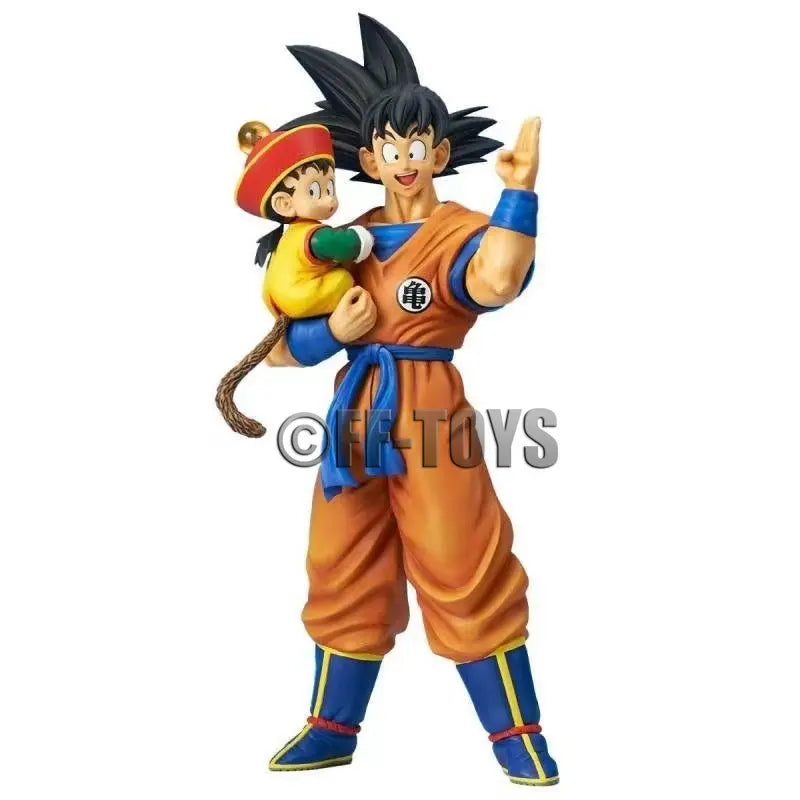 Figurine Dragon Ball – Son Goku avec Gohan – 30cm PVC –