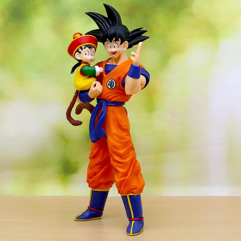 Figurine Dragon Ball – Son Goku avec Gohan – 30cm PVC –