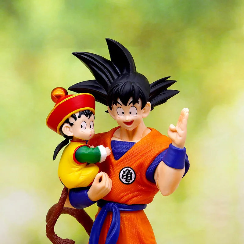 Figurine Dragon Ball – Son Goku avec Gohan – 30cm PVC –
