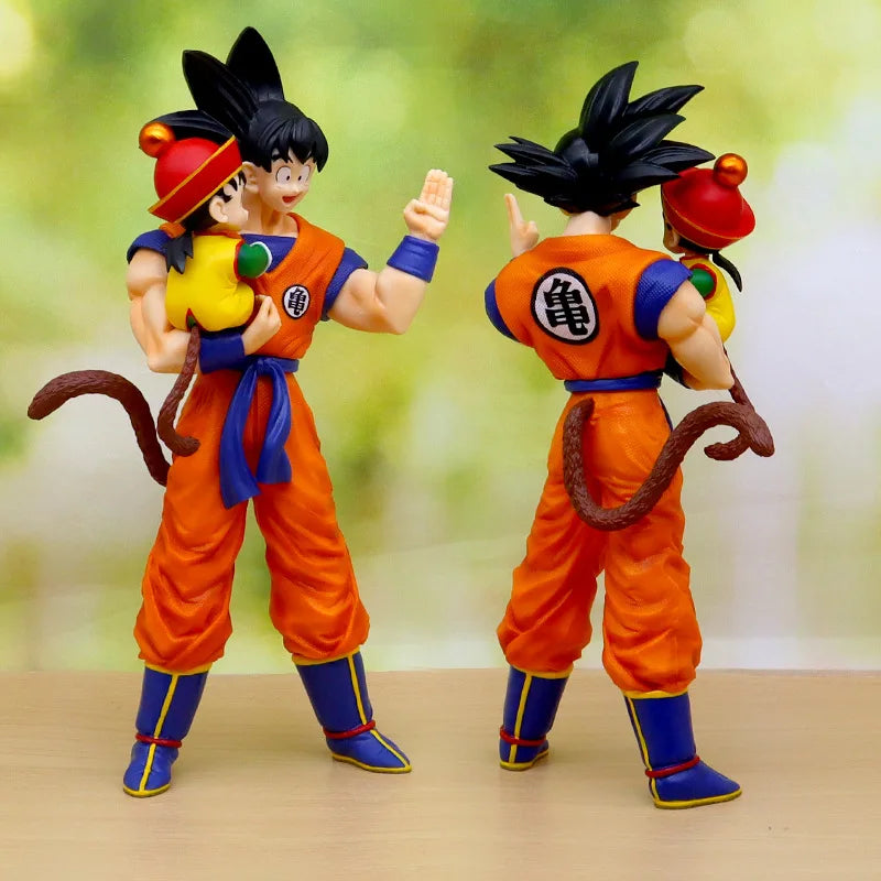 Figurine Dragon Ball – Son Goku avec Gohan – 30cm PVC –