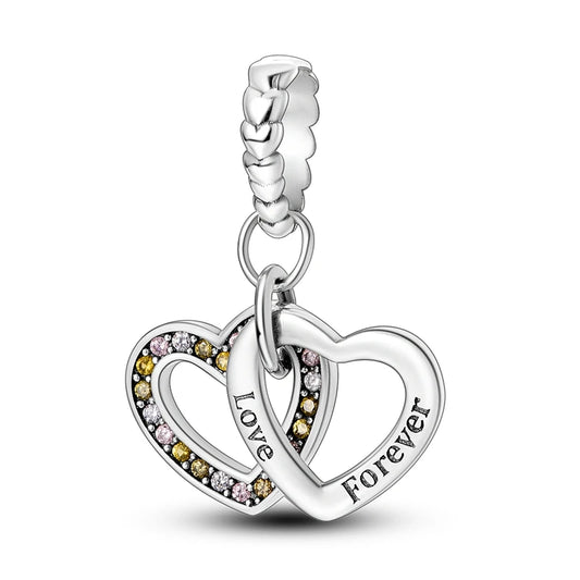 Breloques Cœur Argent 925  – Compatible Bracelets – Bijoux